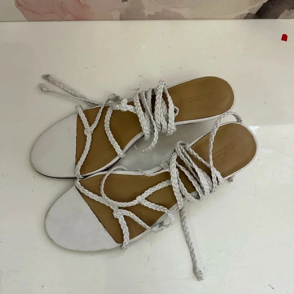 ! Reformation Porto Strappy Sandals in White 6.5 - Picture 4 of 7